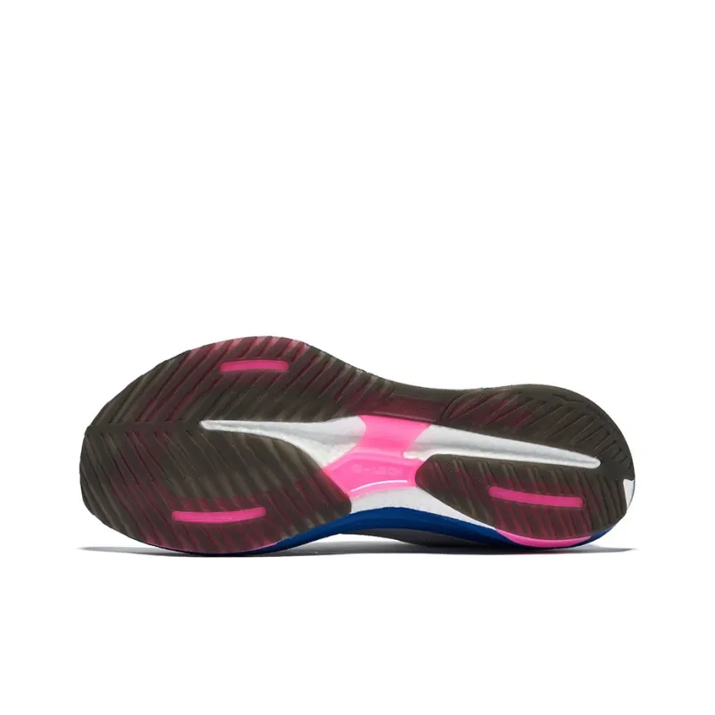 Erke Dust 2.0 Cushioning Rebound Low-Top Running Shoes Men's Fuchsia Blue Color Scheme-4