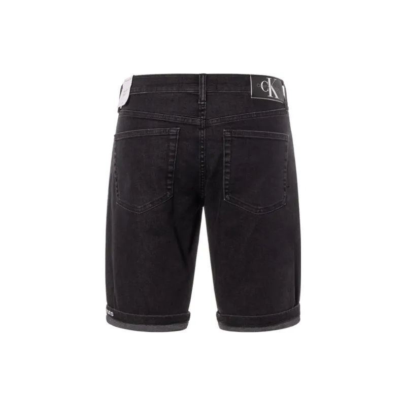 CALVIN KLEIN Denim Shorts Men's Denim Black-1