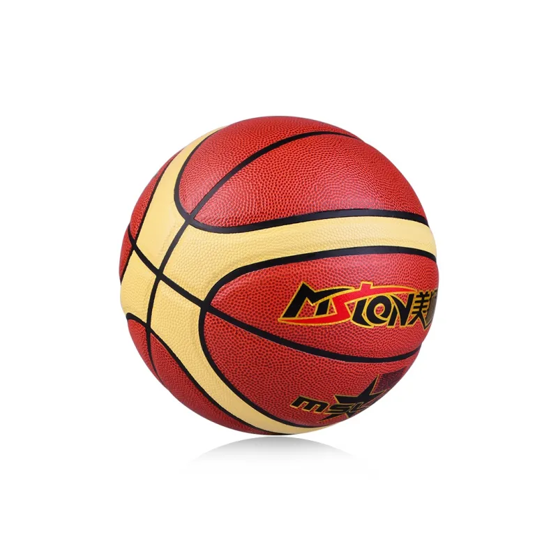 Mei Shi Long PU Basketball Red Size 7 Training Unisex-1