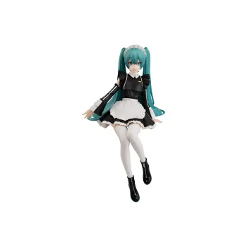 FURYU Hatsune Miku Vocaloid Maid Costume Noodle Press Scale Figure Bonus Gifts Medium