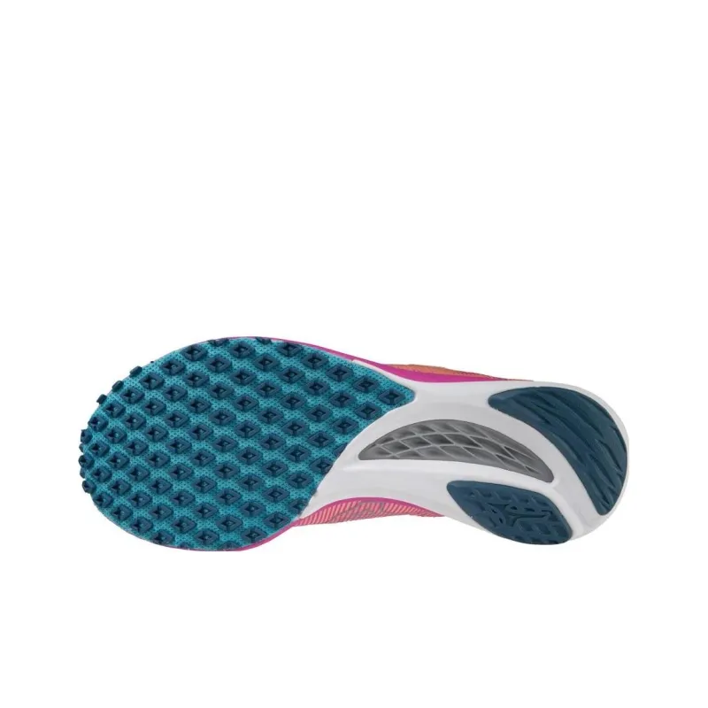 Mizuno Wave Duel 3 Anti Slip Wear Resistant Low Top Casual Running Shoes Women's Pink-5