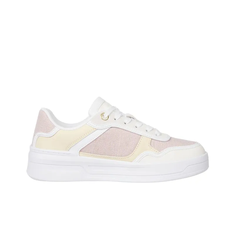 Tommy Hilfiger Abrasion Resistant Low Top Skateboard Shoes Women's White-1