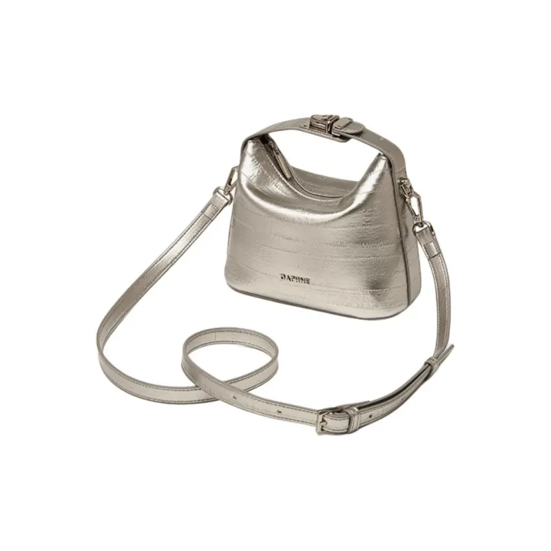 DAPHNE Pu Crossbody Bag Women's Silver-2