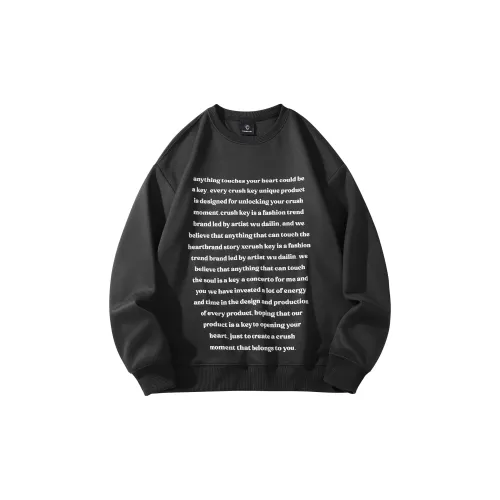 CRUSH KEY Sweatshirts Unisex