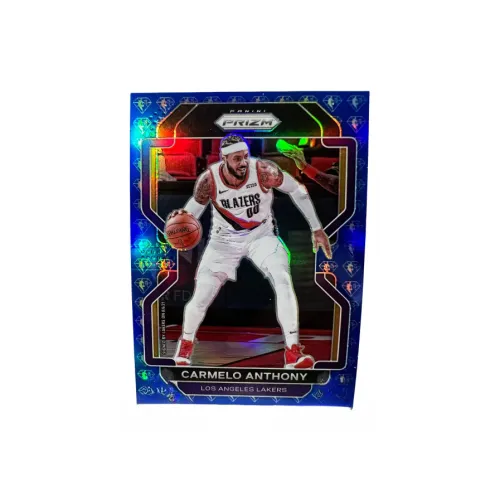 PANINI Carmelo Anthony Lakers Carmelo Offensive Kaleidoscope Blue Diamond Fold Refringence Rare Card Sports Cards 1 Pc