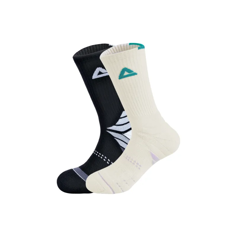 PEAK Basketball Socks Unisex 2 Pack-13