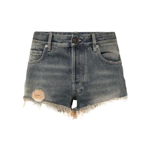 Balenciaga Denim Shorts Women's Medium Blue