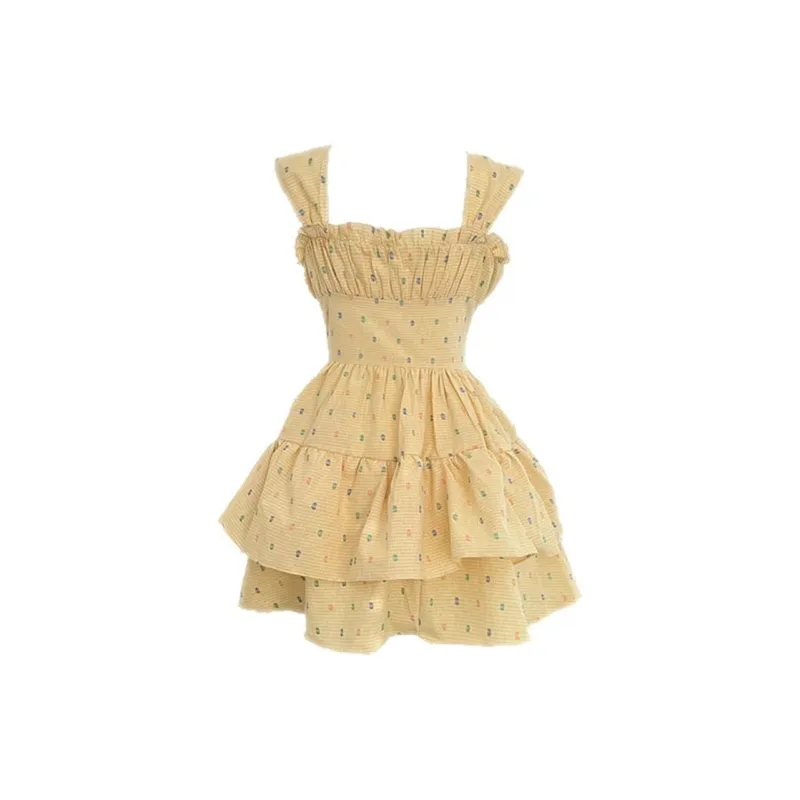 Incolore Slip Dresses Women's Yellow-1