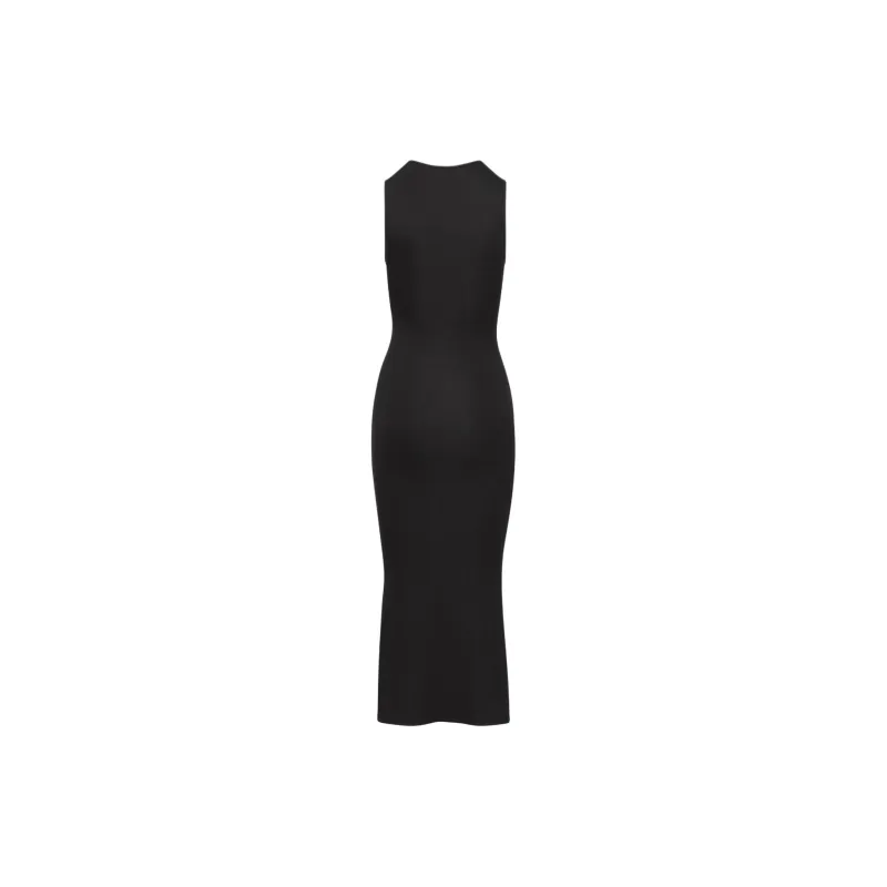 ARITZIA The Group By Babaton Luxe Lounge Quiet Dress Sleeveless Dress Women's BLACK/Black-1