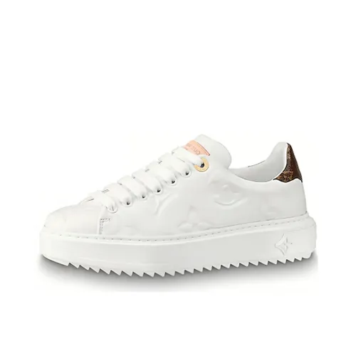LOUIS VUITTON Lv Time Out Sports Shoes White Women's