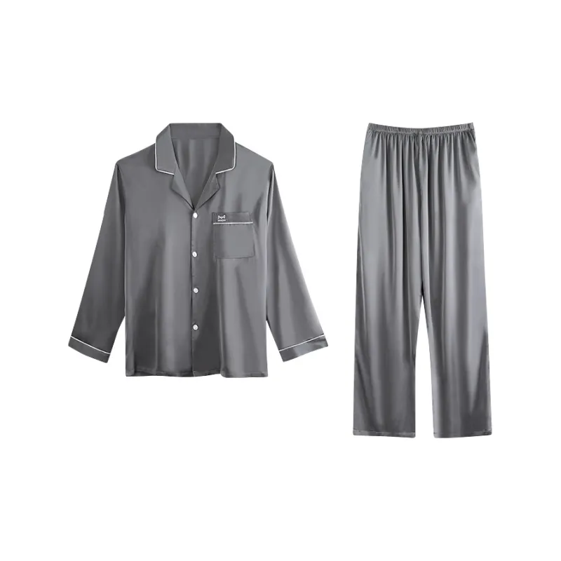 MIIOW Pajama Set Men's Dark Gray-0