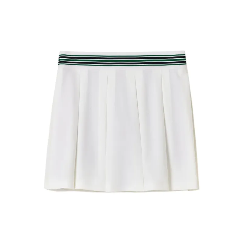 LACOSTE Casual Short Skirts Women's White-1