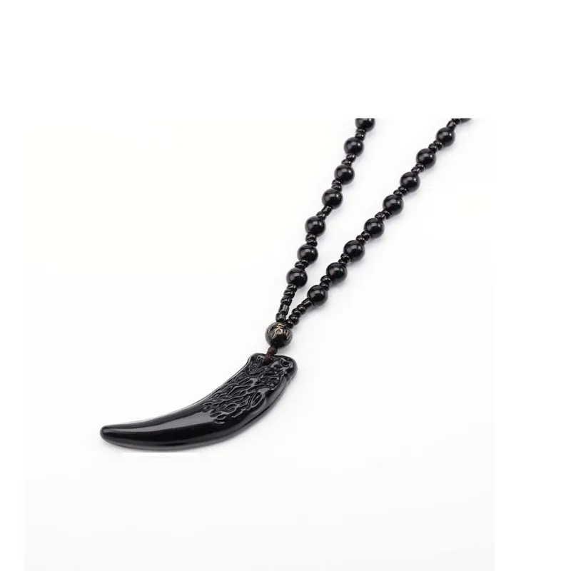 Tanner Colored Glaze Jade Necklaces Unisex-4