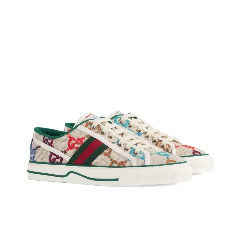 GUCCI Women's Tennis 1977 'White Multi' Women's-1