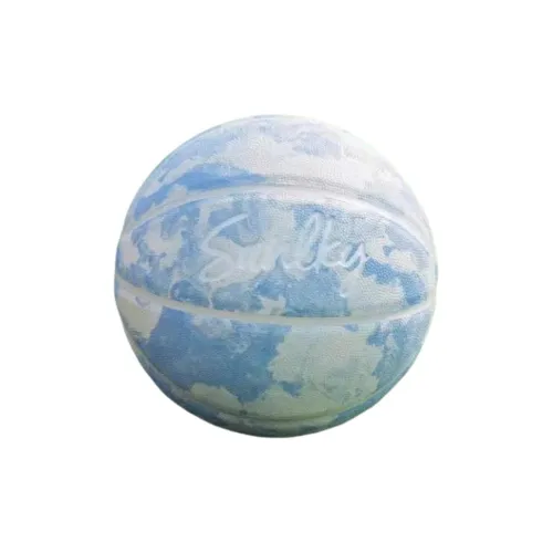 Kaikang PU Basketball Blue/White Smudge Size 6 Ball Size 7 Ball Training Unisex