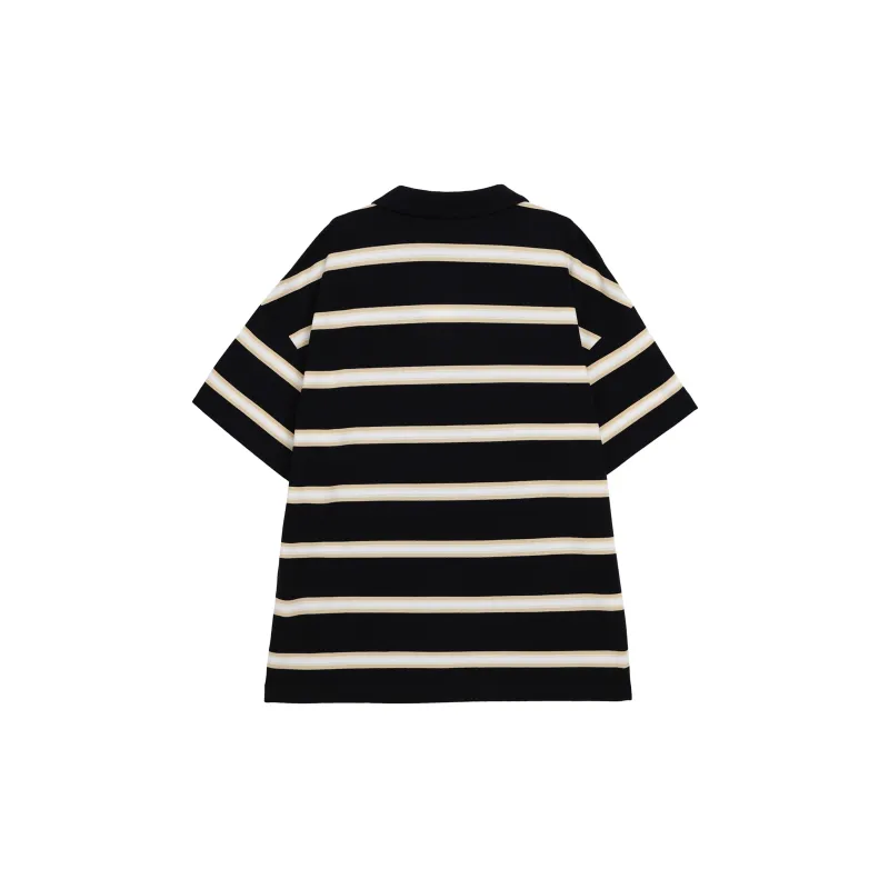 Skechers T Shirt Men's Black With Khaki White-1