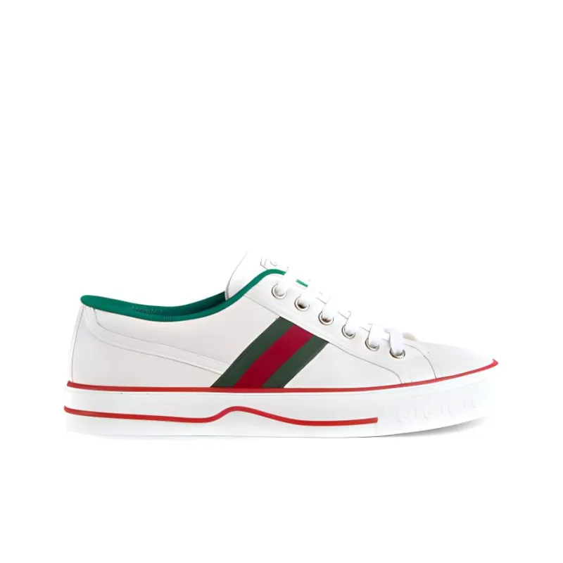 GUCCI Tennis 1977 White Green Red Women's-1