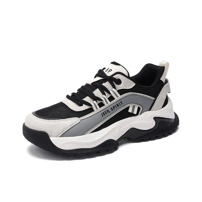 JEEP SPIRIT Anti-Slip And Wear-Resistant Breathable Low-Top Casual Shoes Men's-1