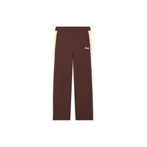 FILA Knitted Sweatpants Women's Brewed Burgundy