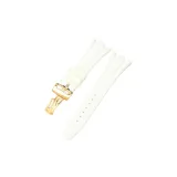 White with Gold Butterfly Clasp