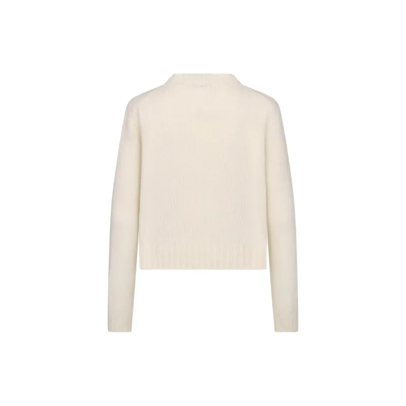 DIOR FW24 Cashmere Sweater Women's Ecru-1