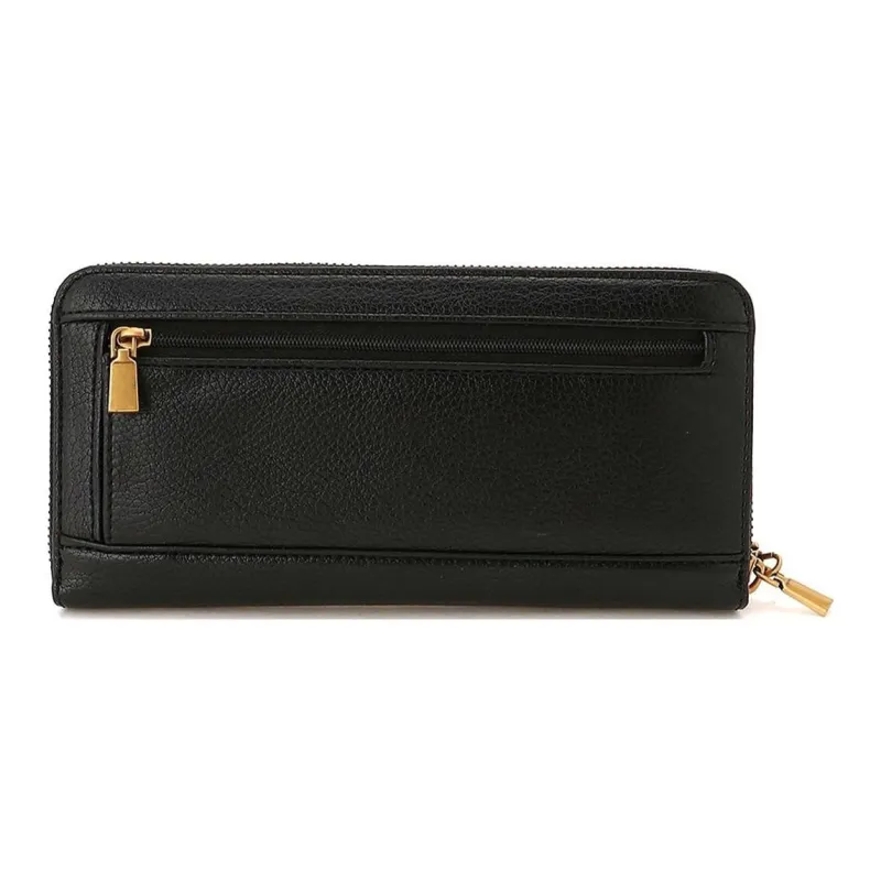 GUESS PU Polyurethane Clutch Wallet Women's Black-1
