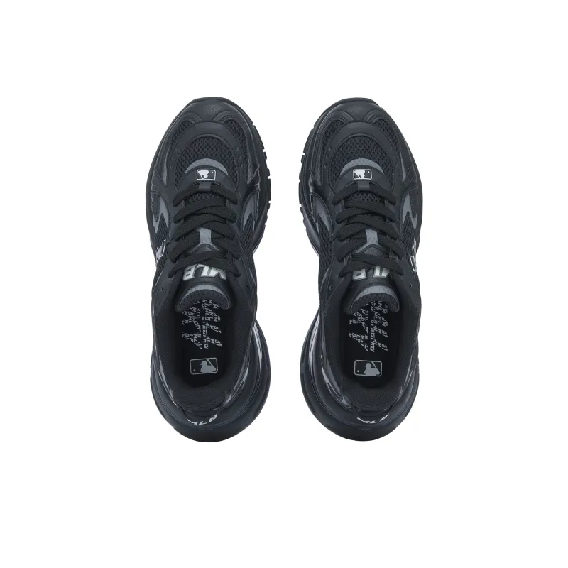 MLB Curve Runner Anti Slip Wear Resistant Low Top Running Shoes Unisex Black-3