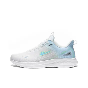 Warrior Wear resistant Lightweight Breathable And Non slip. Low Top Running Shoes Unisex White Moon