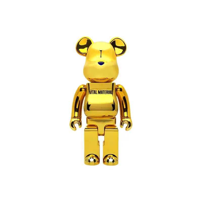 BE@RBRICK x VITAL MATERIAL Gold Aromatherapy Diffuser Trendy Figures-2