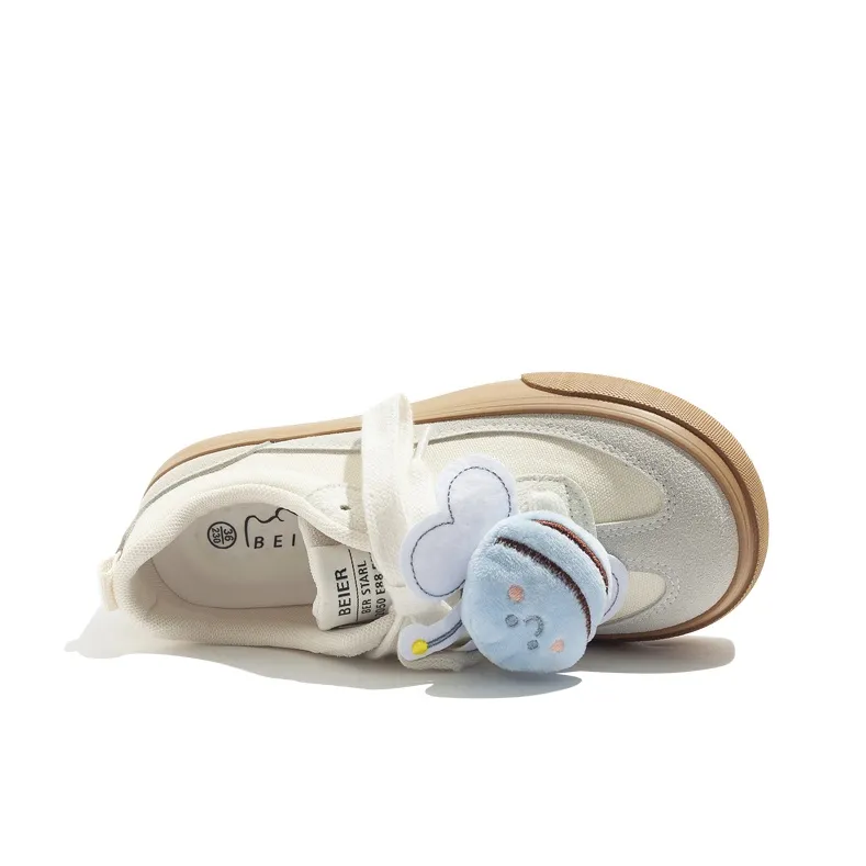 BEIER Durable Breathable Low Top Canvas Shoes Women's-13