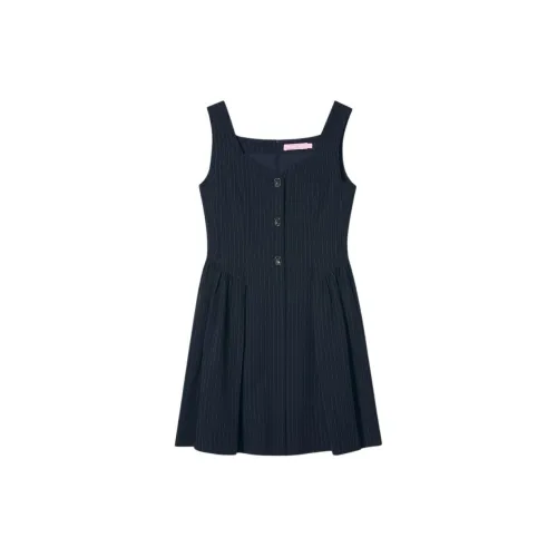 P.Salt Sleeveless Dresses Women's Navy Blue