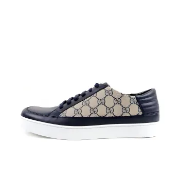 GUCCI ACE Stylish Skateboarding Shoes Men's Blue