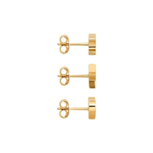 CELINE Triomphe Studs In Brass With Gold Finish