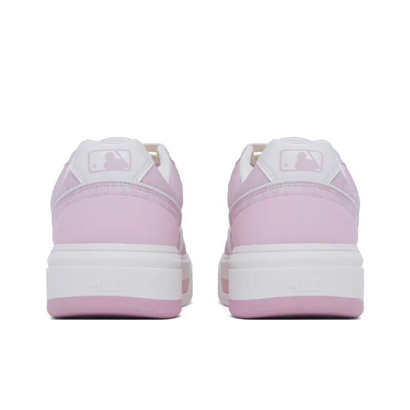 MLB Chunky Liner Anti Slip Wear Resistant Low Top Casual Shoes Unisex Pink-3