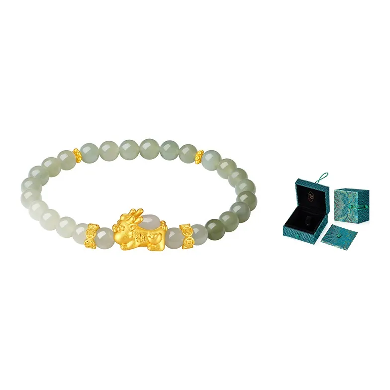 MAMADESHOUHU Hetian Jade Bracelets Pale Greenish White Jade Women's-1