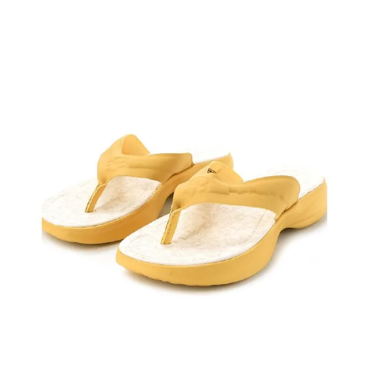 Hush Puppies Quick Dry Flip Flops Women's Yellow-2