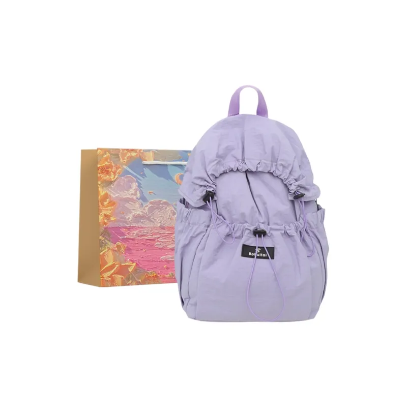 BRINCH Nylon Backpack Women's Multicolor-12