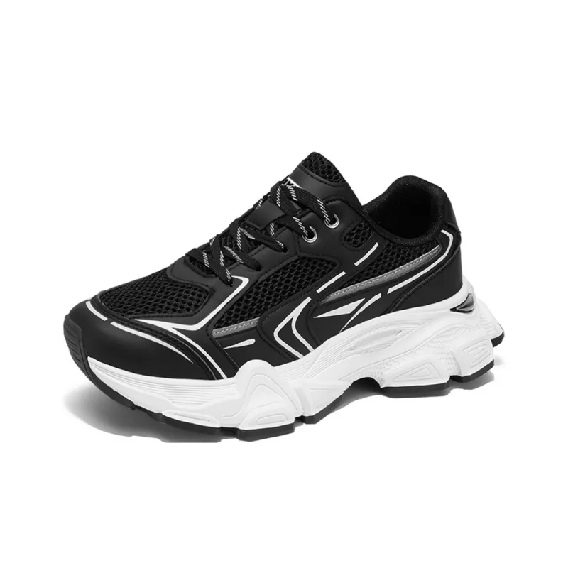 JKEM Cushioning Breathable Height Increasing Low Top Chunky Sneakers Men's-1