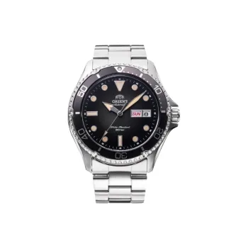 ORIENT Mako Collection Automatic Mechanical Movement Stainless Steel Strap Watch 42mm Men's Watches Gray Dial