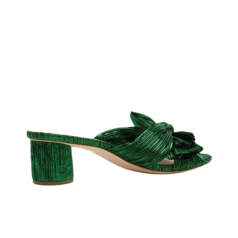 Loeffler Randall Slide Slippers 5cm Women's Green-3