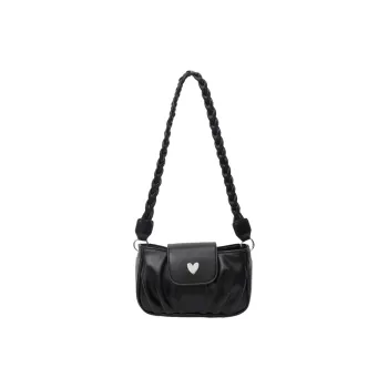 DALO PU Handbag Shoulder Bag Crossbody Bag Women's Black/Ecru/Pink/Silver