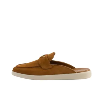 PRADA Wrap-toe Slippers Women's Brown