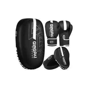 Competition Boxing Accessories Durable PU Leather Unisex 8oz10oz12oz14oz Black Gold Black White