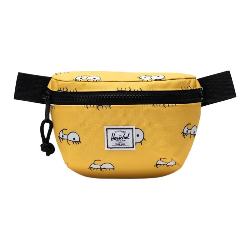 Herschel Simpsons Collaboration Polyester Cell Phone Pouch Fanny Pack Regular Unisex Fourteen Yellow-0