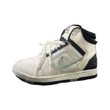 Nike Air Force 2 Anti-Slip Wear-Resistant High-Top Basketball Shoes Men's White Black