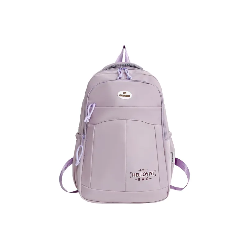 OURFUN Nylon Fabric Backpack Unisex Multicolor-7