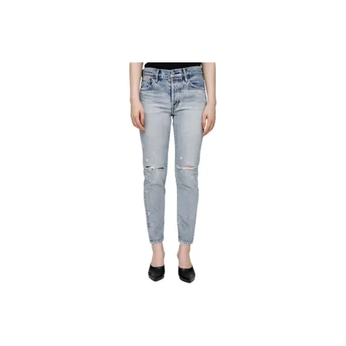 MOUSSY Jeans Women's Light Blue