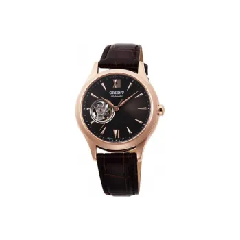 ORIENT Mechanical Movement Leather Watch Bands Watch 42.6*32.9mm Women's Watch Black Dial