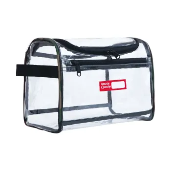 Rough Enough PVC Makeup Bag Storage Bag Handbag Toiletry Bag Unisex Transparent