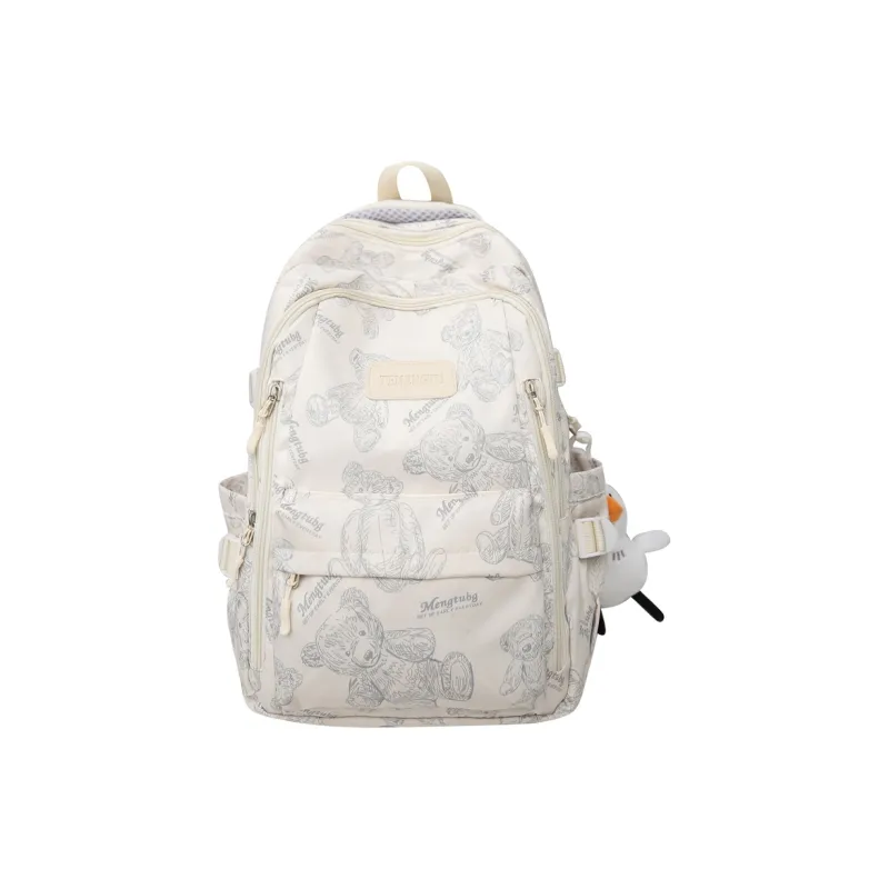 Travel Nylon Backpack Women's Multicolor-4